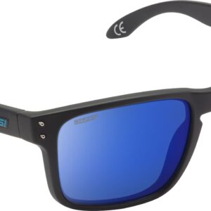 Cressi BLAZE SUNGLASSES MATT BLACK MIRRORED BLUE