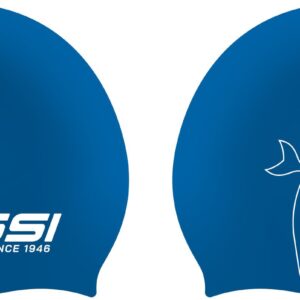 Cressi EDDIE SWIM CAP BLUE/WHITE