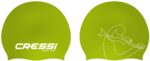 Cressi EDDIE SWIM CAP LIME/WHITE