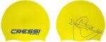 Cressi RICKY JR SWIM CAP YELLOW/BLUE