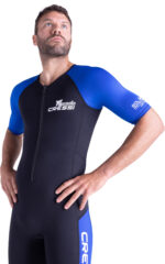 Cressi TIBURON MAN SHORTY WETSUIT BLACK/BLUE 2mm L/4