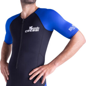 Cressi TIBURON MAN SHORTY WETSUIT BLACK/BLUE 2mm M/3