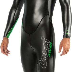Cressi TRITON MAN MONOPIECE SWIMSUIT BLACK/GREEN 1.5mm L/4