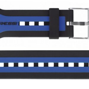 Cressi ROUND BIG SCREEN DIVE COMPUTER BAND BLACK/BLUE/BLACK