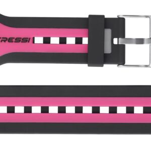 Cressi ROUND BIG SCREEN DIVE COMPUTER BAND BLACK/PINK/BLACK