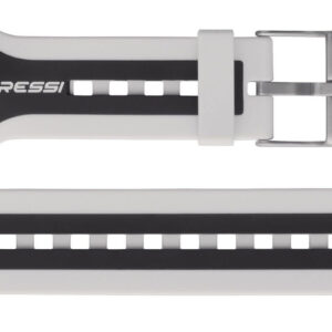 Cressi ROUND BIG SCREEN DIVE COMPUTER BAND WHITE/BLACK/WHITE