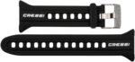 Cressi WATCH STYLE COMPUTER SILICONE BAND BLACK/BLACK/WHITE