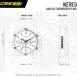 Cressi NEREUS WATCH BLACK/BLACK