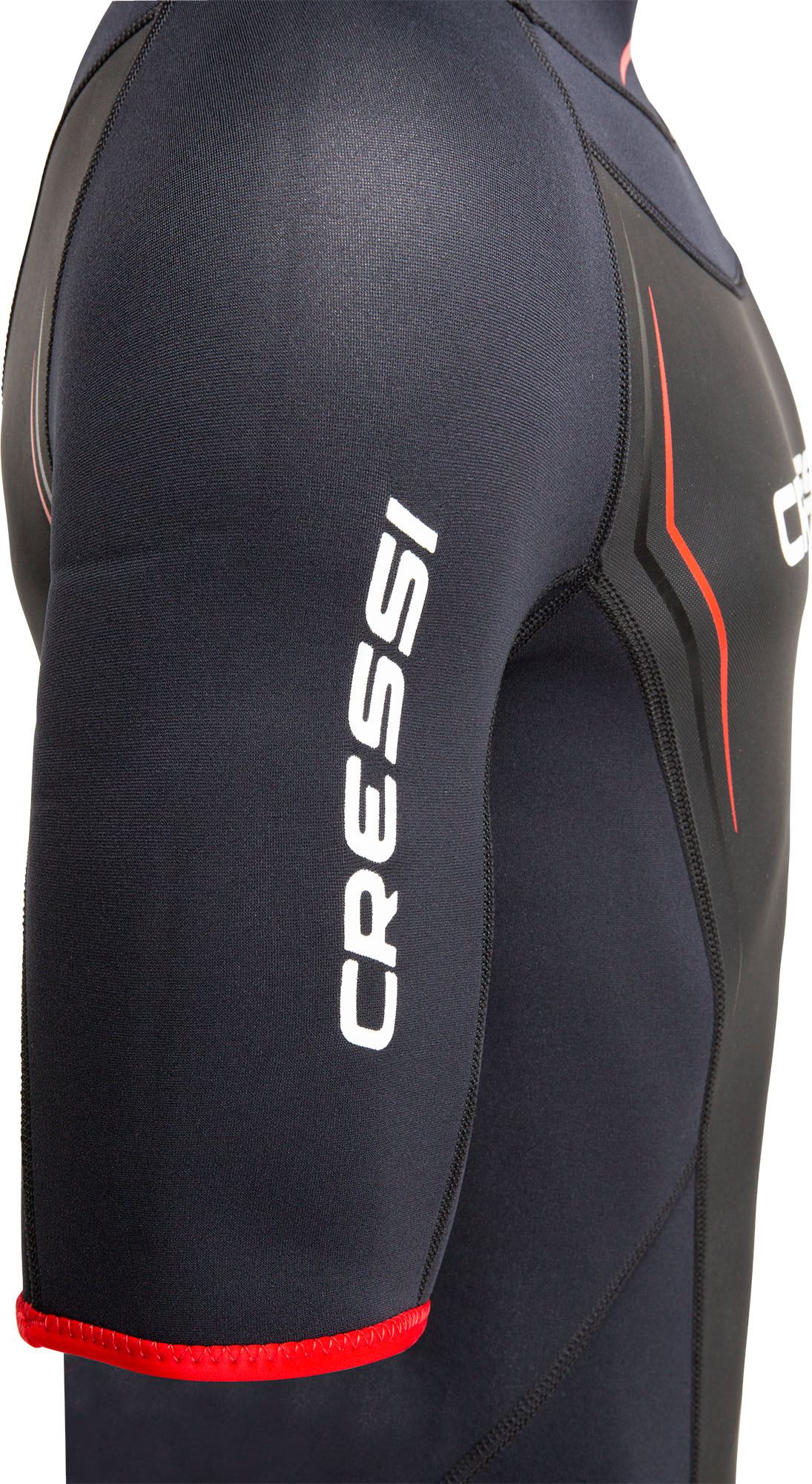 Cressi ALTUM MAN 3MM SHORTY WETSUIT BLACK/RED 2XL/6 - Image 10