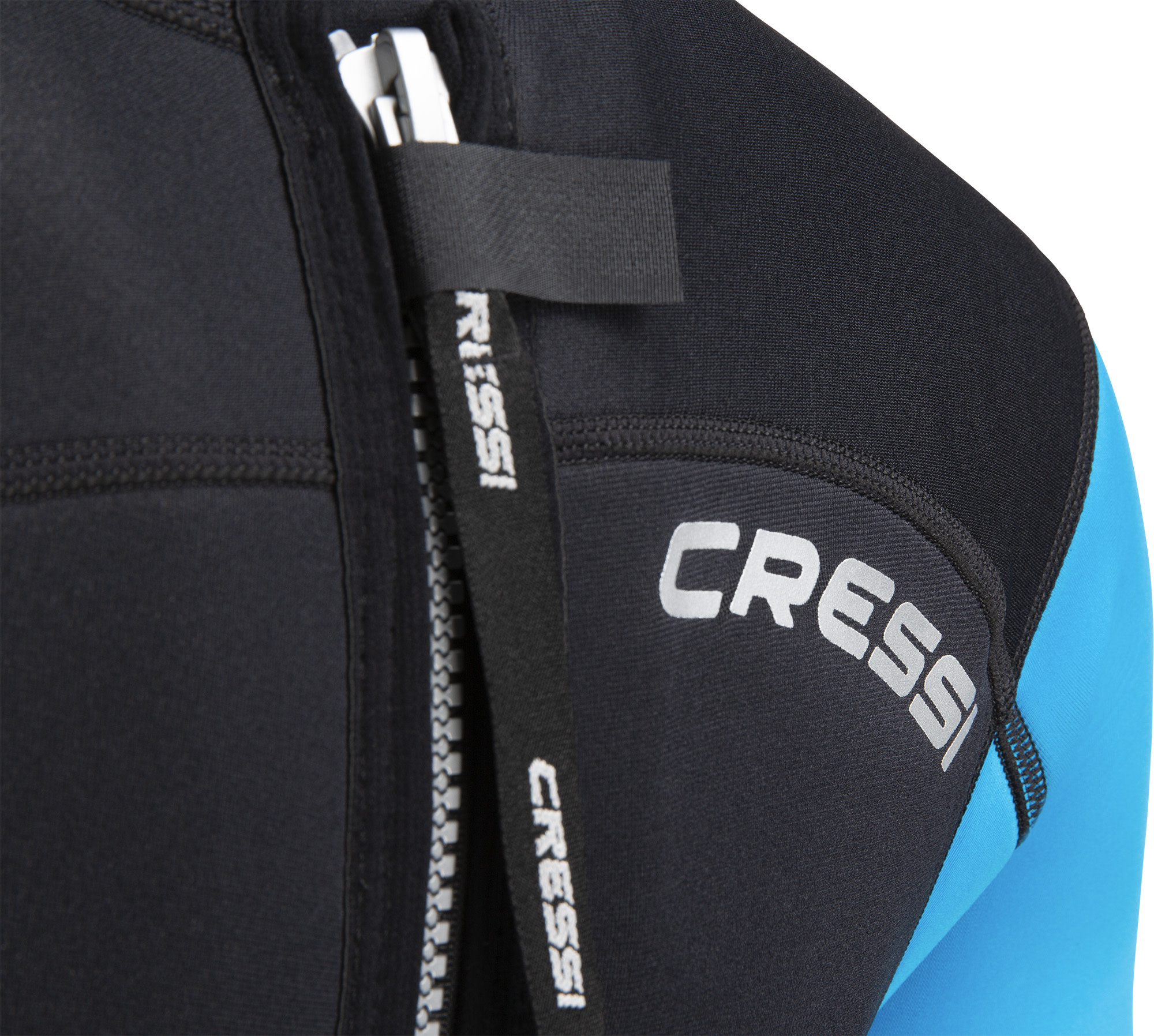 Cressi MED X LADY SHORTY WETSUIT BLACK/LIGHT BLUE/GREY 2.5mm 2XL/6 - Image 8