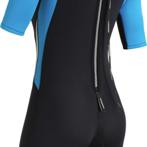 Cressi MED X LADY SHORTY WETSUIT BLACK/LIGHT BLUE/GREY 2.5mm 2XL/6