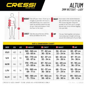 Cressi ALTUM LADY 3MM SHORTY WETSUIT BLACK/PINK S/2