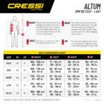Cressi ALTUM LADY 3MM SHORTY WETSUIT BLACK/PINK XS/1