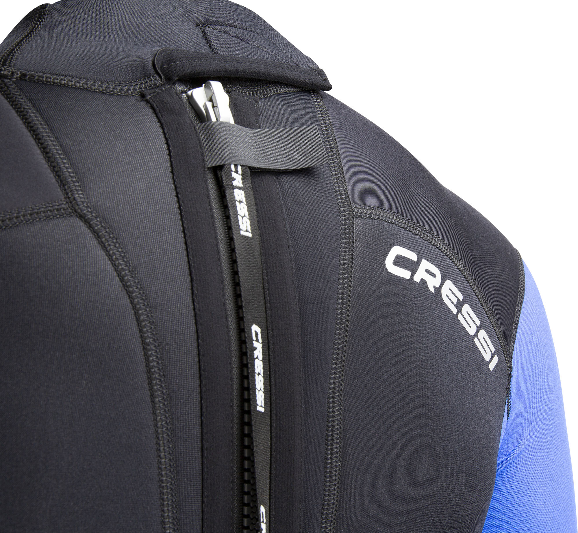 Cressi MOREA MAN MONOPIECE WETSUIT BLACK/BLUE 3mm XL/5 - Image 4