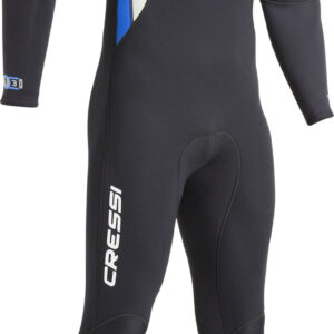Cressi MOREA MAN MONOPIECE WETSUIT BLACK/BLUE 3mm M/3