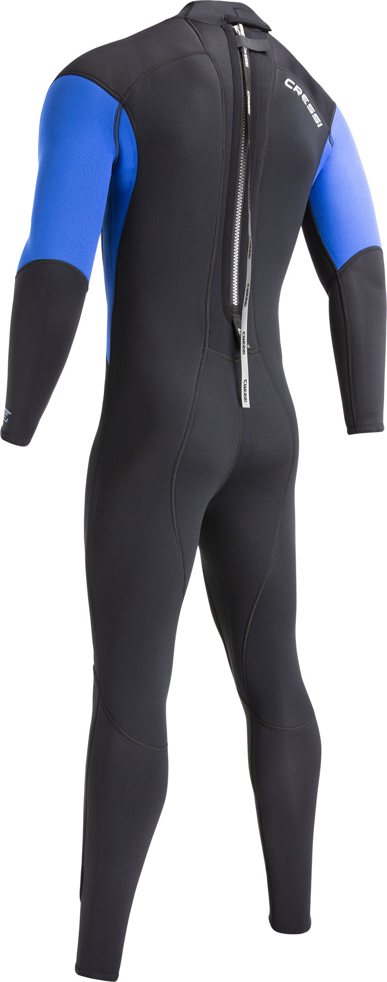 Cressi MOREA MAN MONOPIECE WETSUIT BLACK/BLUE 3mm L/4 - Image 7