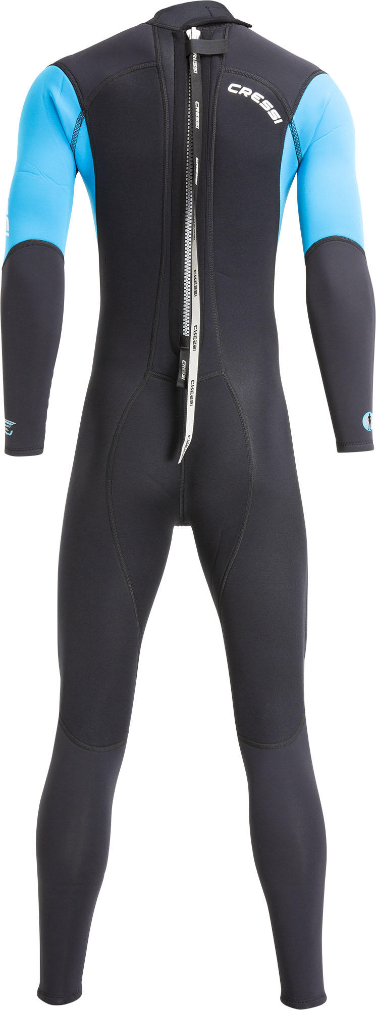 Cressi MOREA LADY MONOPIECE WETSUIT BLACK/TURQUOISE 3mm XL/5 - Image 2