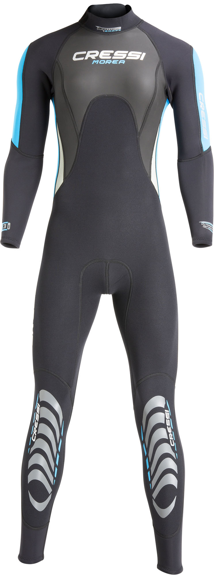 Cressi MOREA LADY MONOPIECE WETSUIT BLACK/TURQUOISE 3mm XL/5 - Image 3