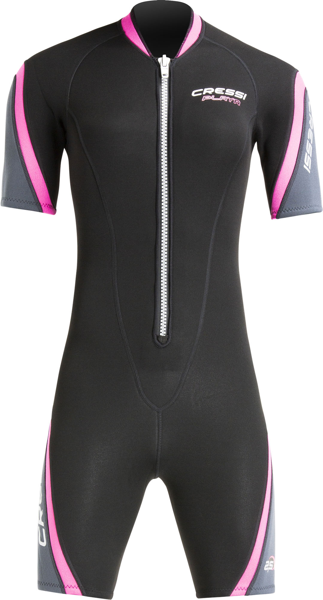 Cressi PLAYA LADY SHORTY WETSUIT BLACK/PINK 2.5mm L/4 - Image 9