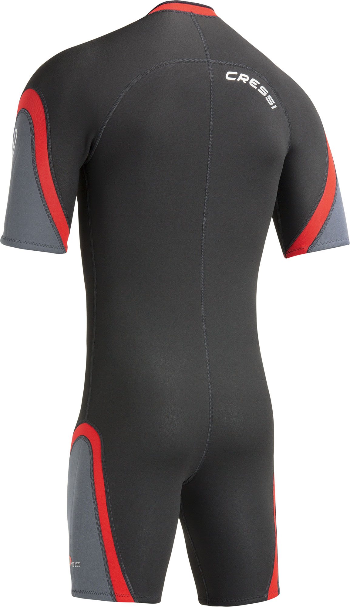 Cressi PLAYA MAN SHORTY WETSUIT BLACK/RED 2.5mm XS/1 - Image 3