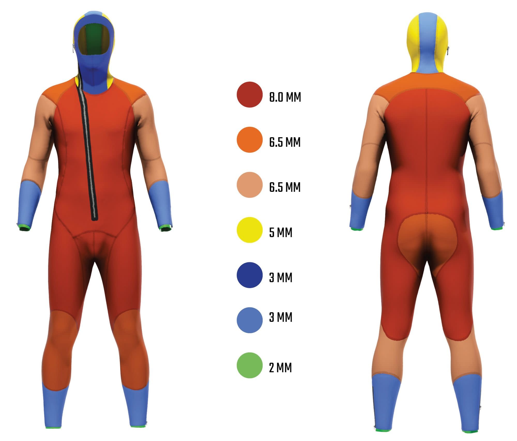 Cressi FAST LADY MONOPIECE WETSUIT 3mm XS/1 - Image 11