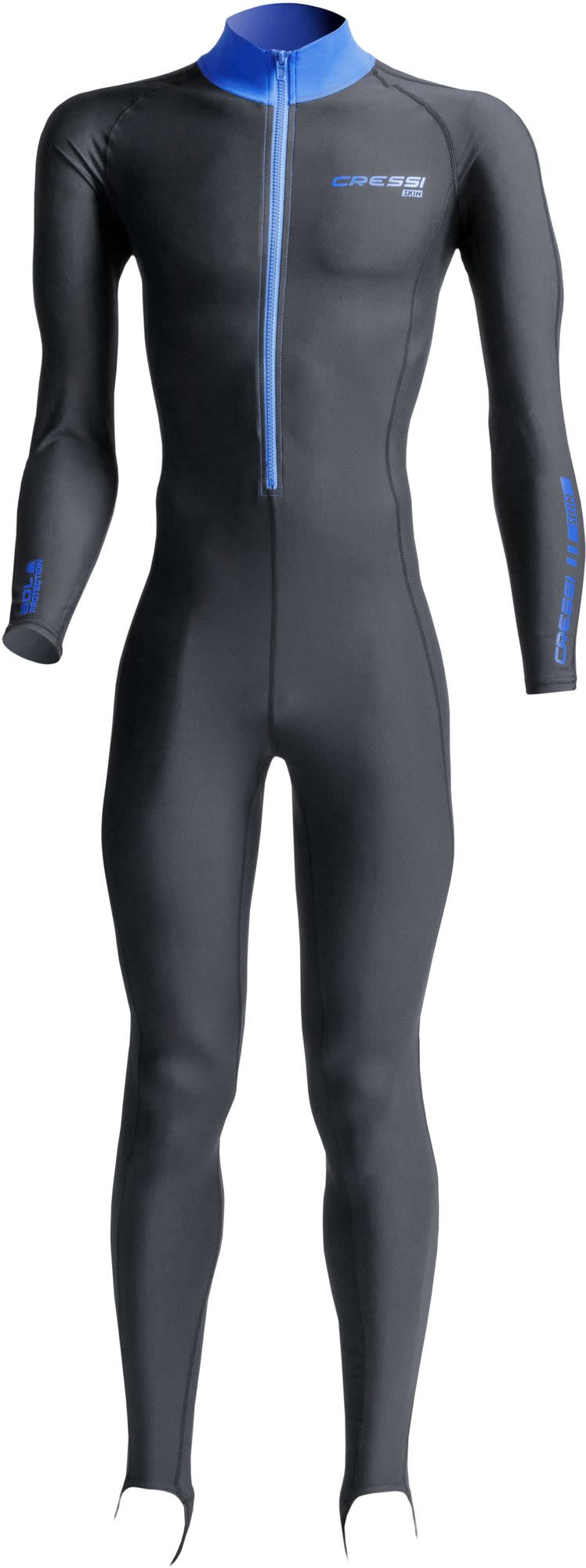 Cressi SKIN MAN MONOPIECE WETSUIT BLACK/BLUE 1mm M/3