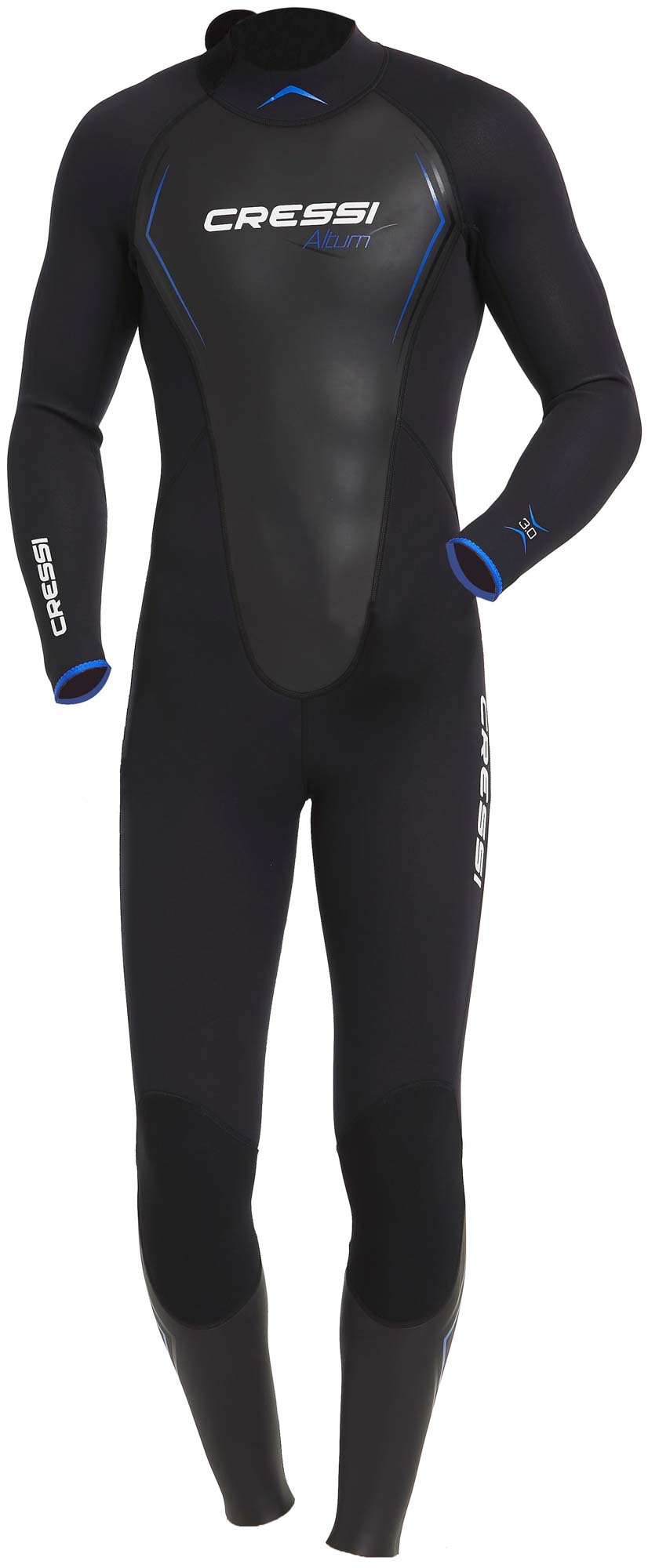 Cressi ALTUM MAN MONOPIECE BLACK/BLUE 3mm 2XL/6 - Image 6