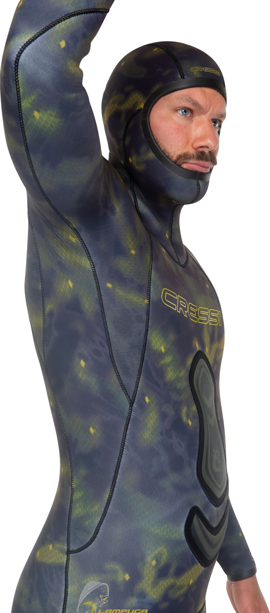 Cressi LAMPUGA MAN 2-PIECE WETSUIT CAMOU 7+5mm M/3 - Image 5