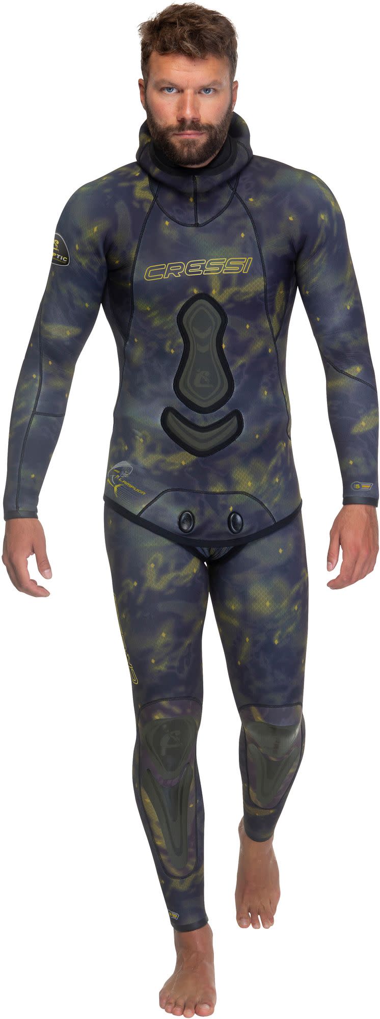 Cressi LAMPUGA MAN 2-PIECE WETSUIT CAMOU 7+5mm M/3 - Image 3
