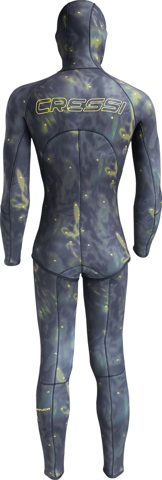 Cressi LAMPUGA MAN 2-PIECE WETSUIT CAMOU 7+5mm S/2 - Image 2