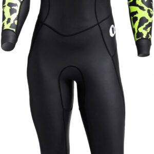 Cressi KUWAE MAN MONOPIECE SWIMSUIT BLACK/GREEN 2mm XS/1