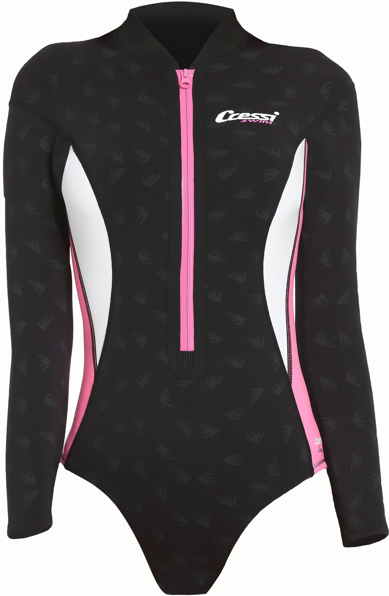 Cressi TERMICO LONG/SL LADY SWIMSUIT BLACK/PINK WHITE 2mm XS/1