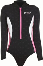 Cressi TERMICO LONG/SL LADY SWIMSUIT BLACK/PINK/WHITE 2mm 2XL/6