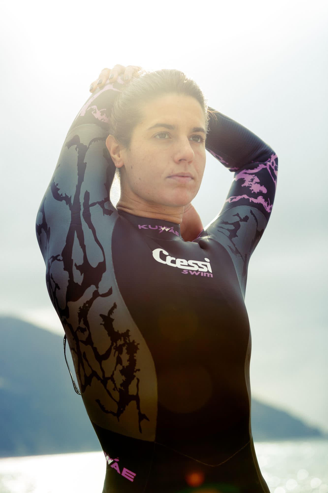 Cressi KUWAE LADY MONOP. SWIMSUIT BLACK/LILAC 2/3/4mm XS/1 - Image 6