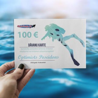 Gift card for diving