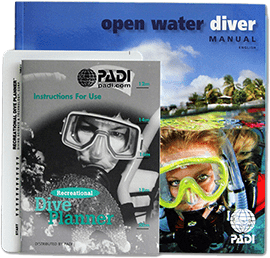 Earth gall bladder Engineers PADI OWD Manual - Diver textbook Open Water Diver courses in English or  Russian - Diving club DIVING
