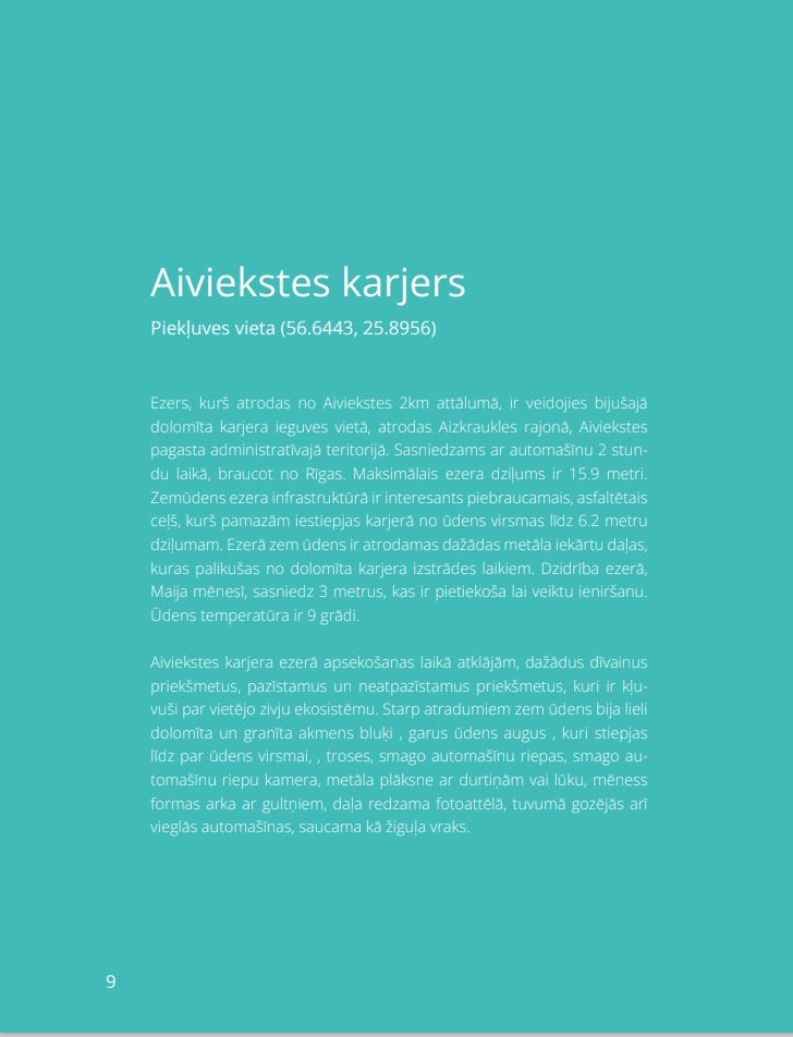 Nirēja rokasgrāmata (GPS koordinātas 25 niršanas vietām Latvijā) — изображение 4