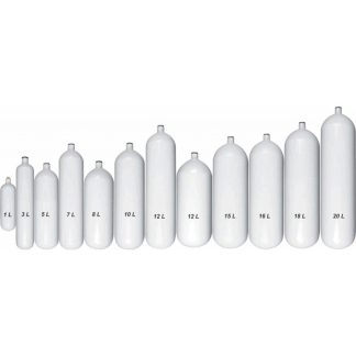 Tank 12l 232bar diam.203mm, Height: 505mm, Weight: 15.9 kg