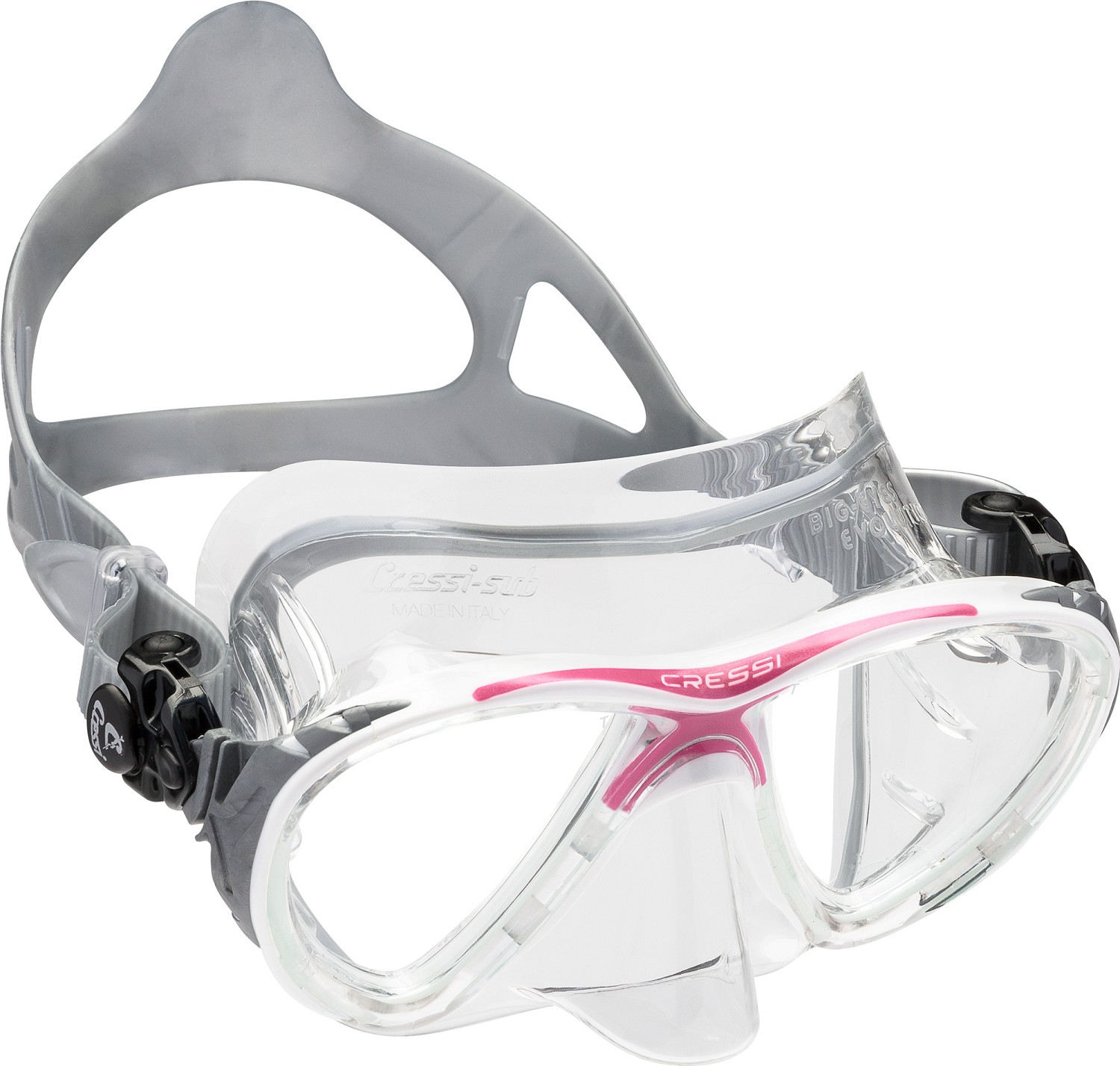 Cressi Big Eyes Evolution Crystal niršanas maska - Image 4