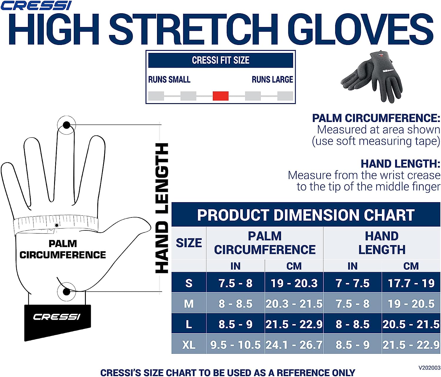 Cressi High Stretch Gloves, Black, 5 mm zemūdens niršanas elastīgie cimdi - Image 2