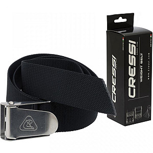 Cressi Weight Belt, Черный пояс для дайвинга черного цвета