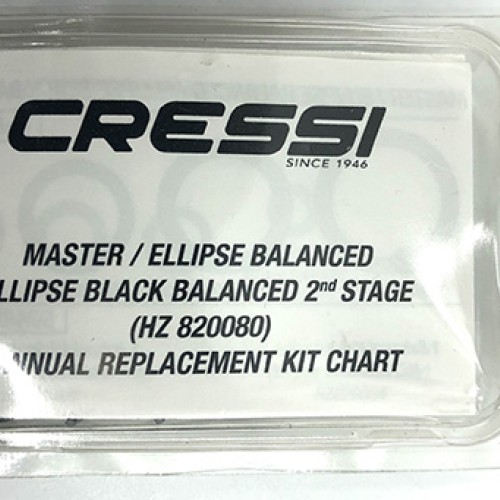 Cressi Original Spare Parts Maintenance Kit for Master Galaxy Ellipse Balanced HZ 820080 – pilt 3