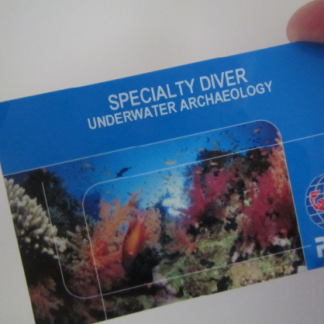 PADI Underwater Archaeology