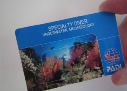 PADI Underwater Archaeology