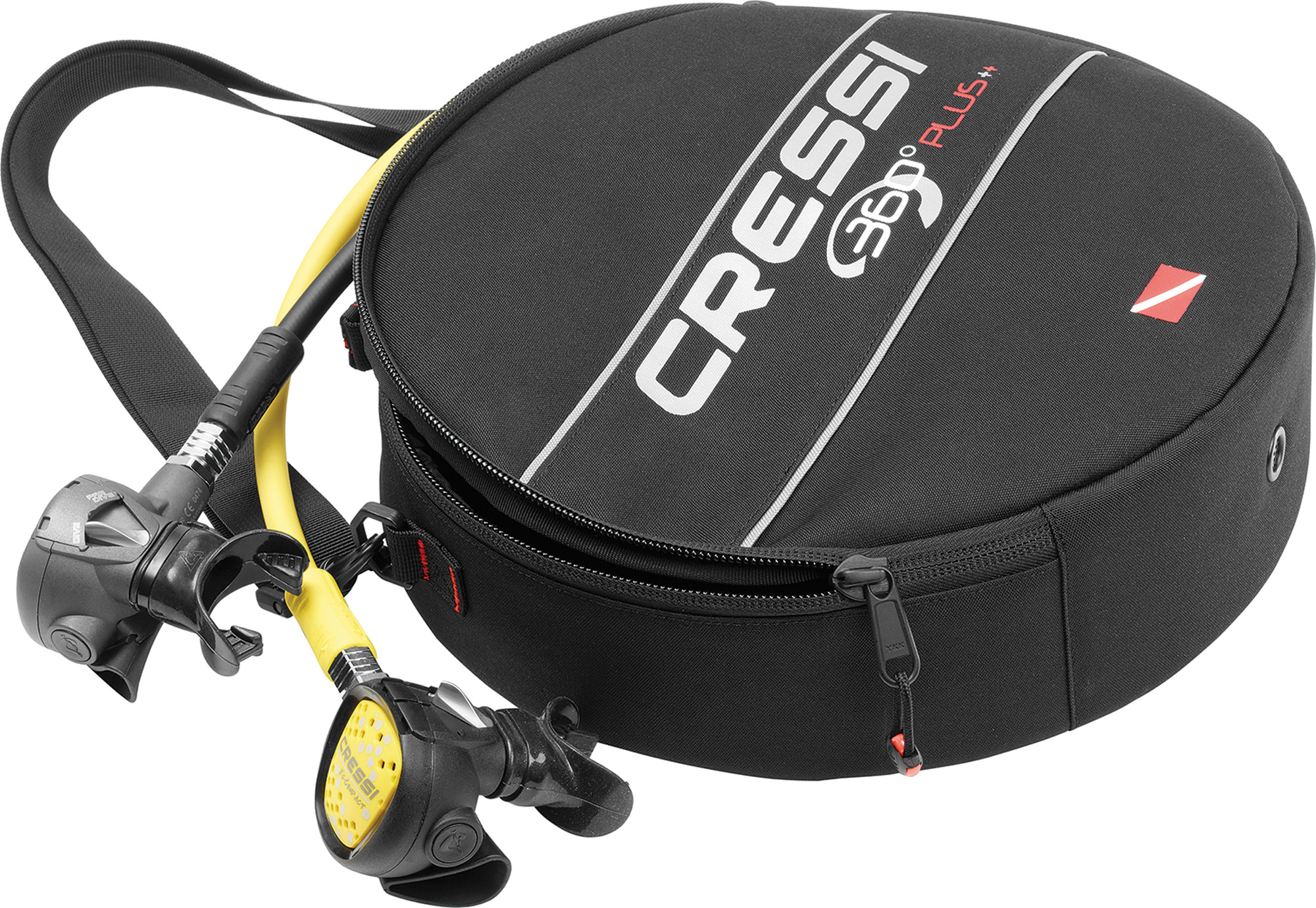 Regulātora komplekts Cressi T10Sc Cromo + Master Regulator + Compact Pro Octopus + Standard Inflation Hose + Mini Spg Vale 300 C Console +360 Regulator Bag — attēls 5