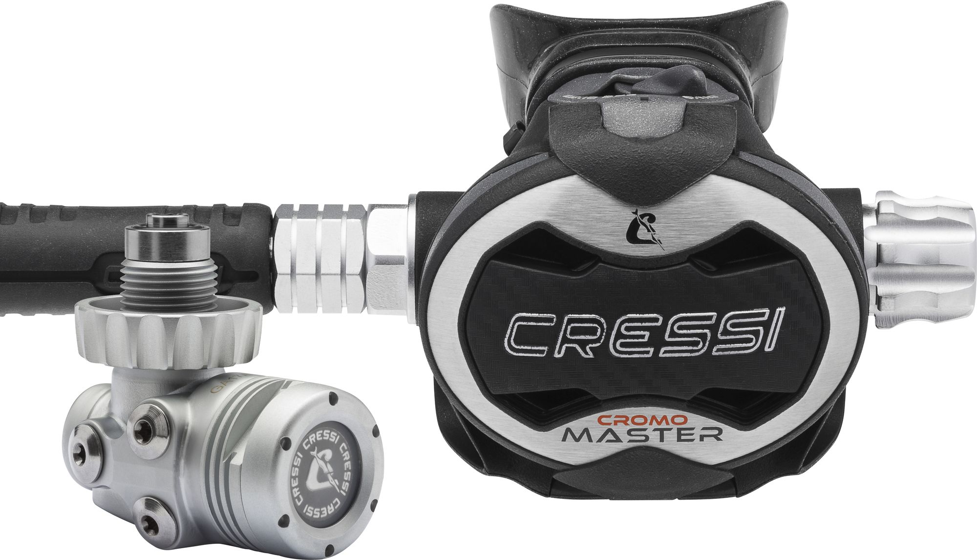 Regulātora komplekts Cressi T10Sc Cromo + Master Regulator + Compact Pro Octopus + Standard Inflation Hose + Mini Spg Vale 300 C Console +360 Regulator Bag — attēls 3