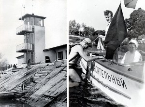 Historiska bilder av dykning i Lettland