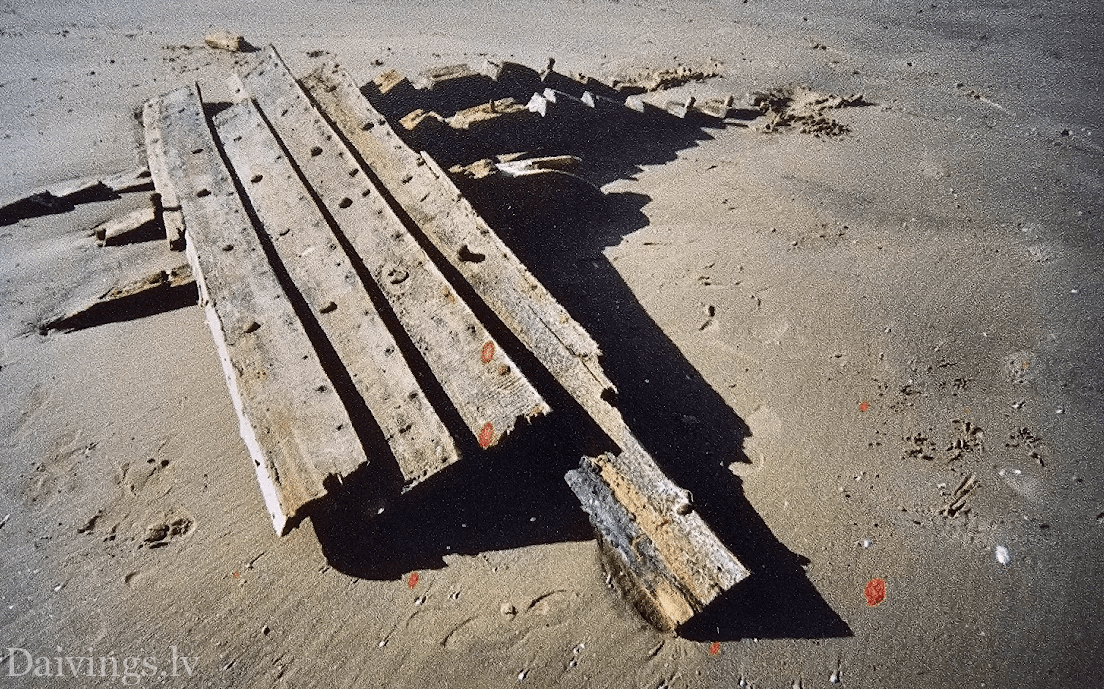 Lielupes hölzerner Segelmacher