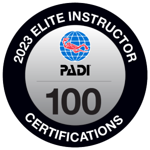 PADI Elite Instructors Award 2023 was presented to the Latvian instructor Valters Preimanis