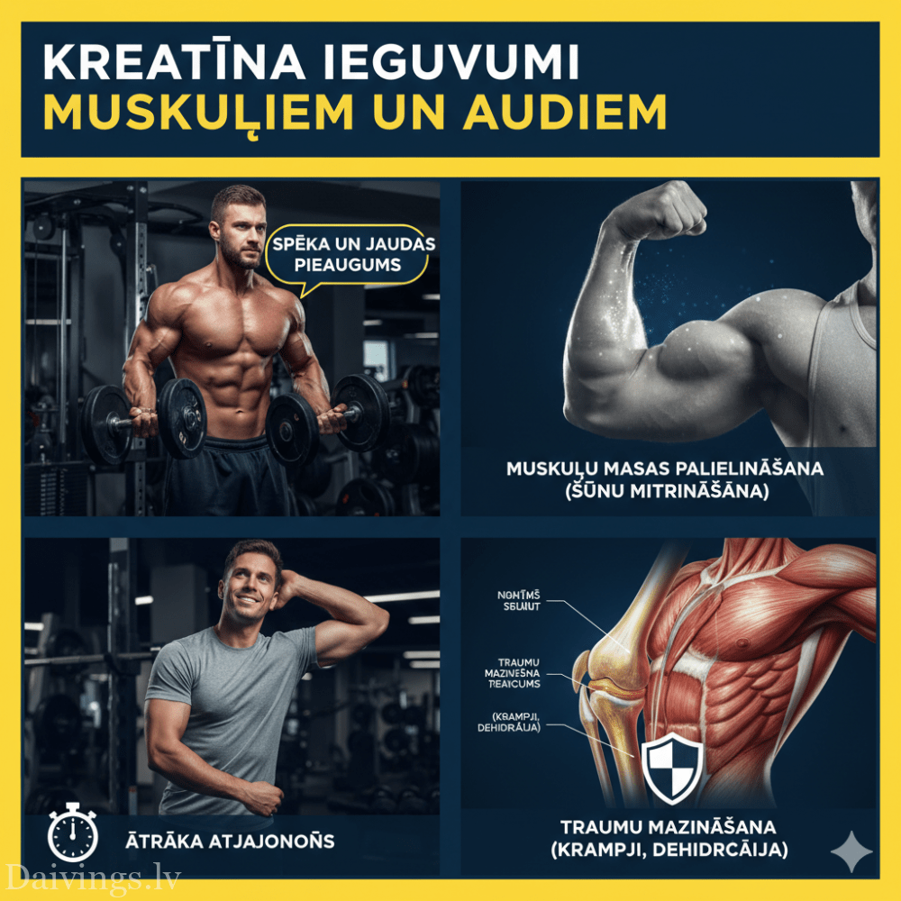 Korzyści kreatyny dla mięśni i tkanek